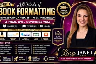 format manuscript to ebook paperback hardcover