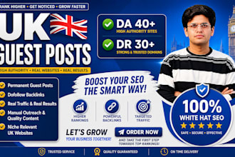 do UK guest post service with dofollow backlinks