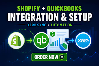 do shopify quickbooks integration, xero sync and quickbooks setup