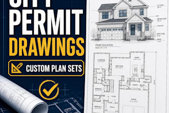 create city permit drawings for residential projects