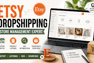manage your etsy drop shipping store