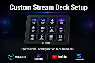 set up your stream deck for professional streaming automation