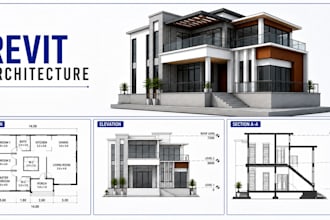 do exterior revit architecture design autocad, sketchup and bim modeling