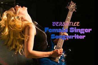 be female singer songwriter female rock singer country rock song edm rock song