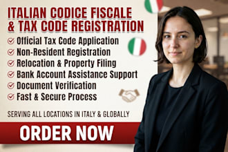 register your italian codice fiscale and tax code fast