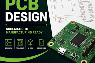do professional pcb design, schematic capture, gerber files and pcb optimization