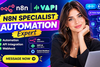 build make com automation ai voice agent ai receptionist with retell, vapi, n8n