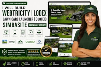 build webtricity lodex lawn care launcher quotei qsimbasite lawn service website