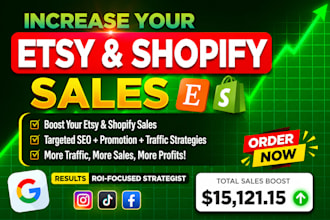 boost etsy sales with etsy promotion, etsy marketing and shopify marketing