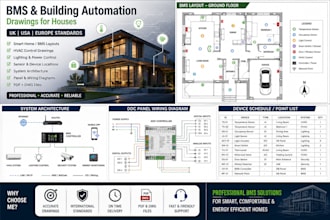 create professional bms building automation drawings for your home