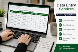 manage inventory, stock management and excel work