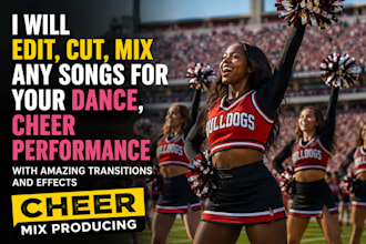 create custom cheer and dance mixes, edit and mix songs for performances