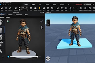 create a custom roblox character bundle avatar and accessories
