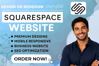 build squarespace website design, website development, redesign squarespace web
