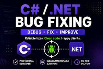 fix bugs and errors in your csharp dotnet application