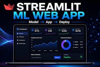 build a streamlit machine learning web app