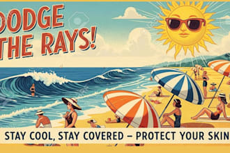 design a retro flyer vintage flyer or poster
