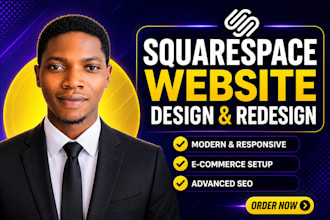 fix squarespace bugs, squarespace landing page, squarespace website design