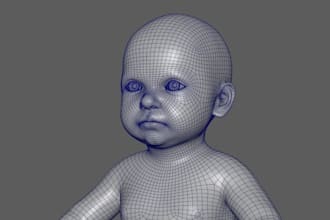 3d model fixing, uv mapping, retopology, pbr texturing, bake texture, stl to cad