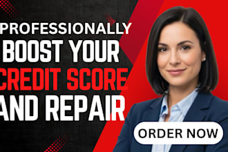 boost your credit score and credit repair professionally