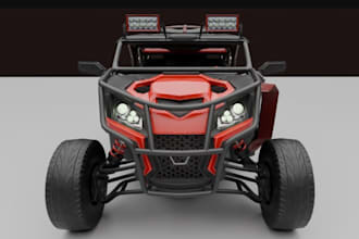 3d atv car for fivem,sport car glb,fbx,printable bodykit,offroad buggy stl,wheel
