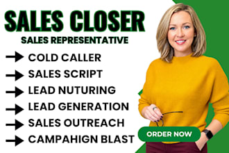 sales closer cold caller appointment setter sales representative sdr sales agent