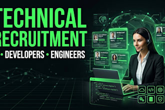 source and recruit qualified technical and IT candidates