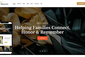 design funeral home website memorial website cremation website burial insurance
