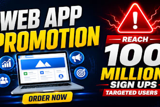 promote web app with targeted app marketing and user acquisition