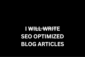 write 1000 words SEO optimized blog article for your website