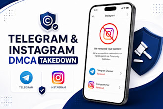takedown defaming instagram content, tg channel report, telegram dmca banning