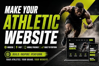 build a stunning athlete portfolio website