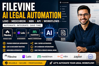 automate filevine loio medchron ai legal drafting workflow integrations
