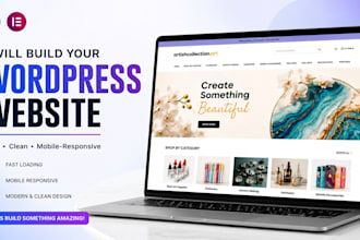 we will create a clean wordpress website for your blog