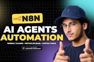 build custom n8n ai agents with rag and API integrations