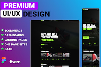 design a modern high converting landing page UI in figma