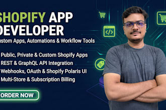your shopify app specialist for custom workflow automation and business tools