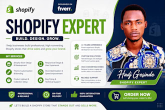 build a professional shopify dropshipping store as expert