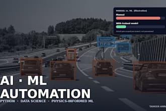 do ai, ml, data science and python automation projects