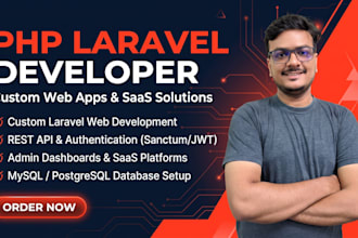 create custom laravel applications for startups businesses and companies
