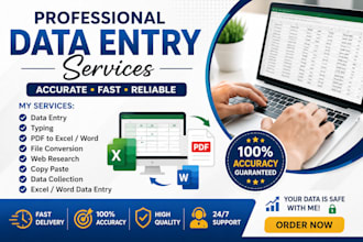 do professional data entry and virtual assistance services