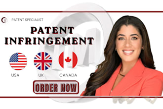 conduct patent infringement search and non infringement analysis
