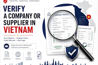 verify a company or supplier in vietnam