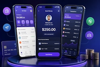 develop digital wallet app p2p payment app money transfer app