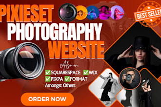 design a stunning pixieset website photography website squarespace design