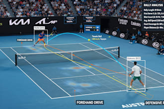 develop tennis player tracking, shot analysis, and performance analytics