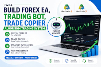 build forex ea, trading bot, trade copier algorithm trading system