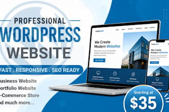 we will formulate responsive wordpress website with SEO