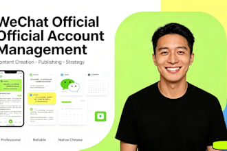 manage your wechat official account and chinese content