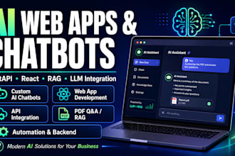 build ai web apps, chatbots, and llm integrations